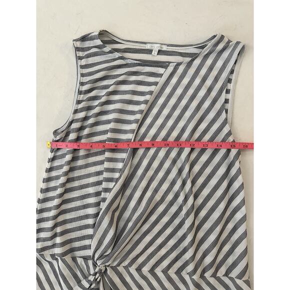 Ava James Striped Sleeveless Top – Size L - Picture 4 of 6